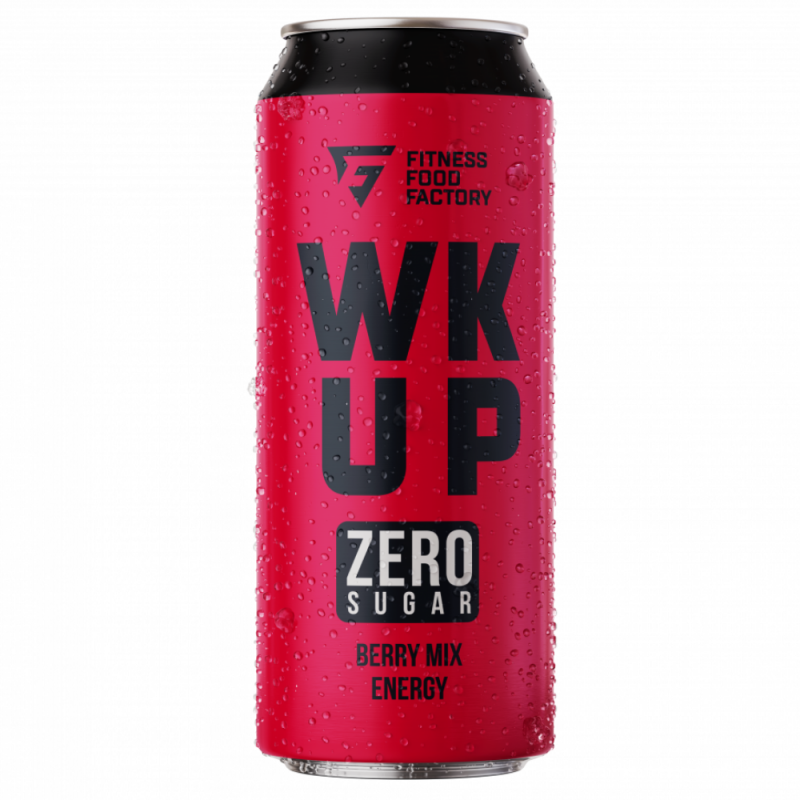 FITNESS FOOD FACTORY Energy Drink WK UP Berry Mix, 450 ml FITNESS FOOD FACTORY Energy Drink WK UP Berry Mix, 450 ml