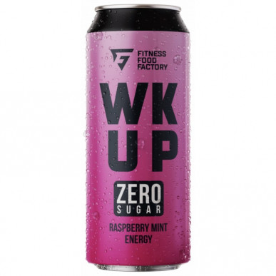 Energinis gėrimas WK UP Raspberry-Coin, 450 ml – madala kalorsusega toode firmalt Fitness Food Factory, osta SportFit-ist