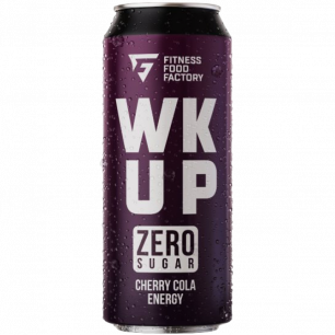 Fitnesa pārtikas rūpnīcas enerģijas dzēriens wk up kirsi-cola, 450 ml