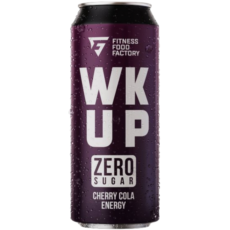 Fitnesa pārtikas rūpnīcas enerģijas dzēriens wk up kirsi-cola, 450 ml
