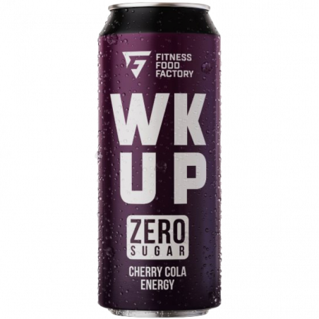 Fitnesa pārtikas rūpnīcas enerģijas dzēriens wk up kirsi-cola, 450 ml