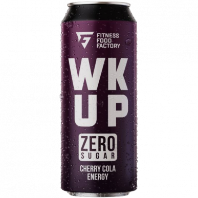 FITNESS FOOD FACTORY Energy Drink WK UP Cherry Cola, 450 ml – low-calorie product from , buy in SportFit