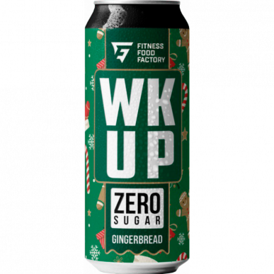 FITNESS FOOD FACTORY Energy Drink WK UP Ginger bread, 450 ml – low-calorie product from , buy in SportFit