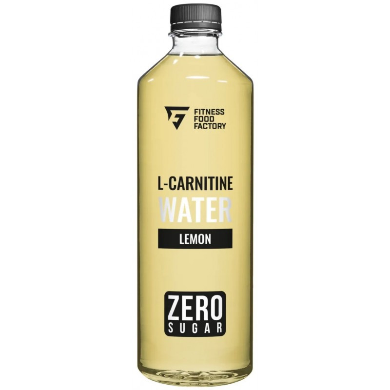 FITNESS FOOD FACTORY Sparkling Drink L-Carnitine Lemon, 500 ml FITNESS FOOD FACTORY Sparkling Drink L-Carnitine Lemon, 500 ml
