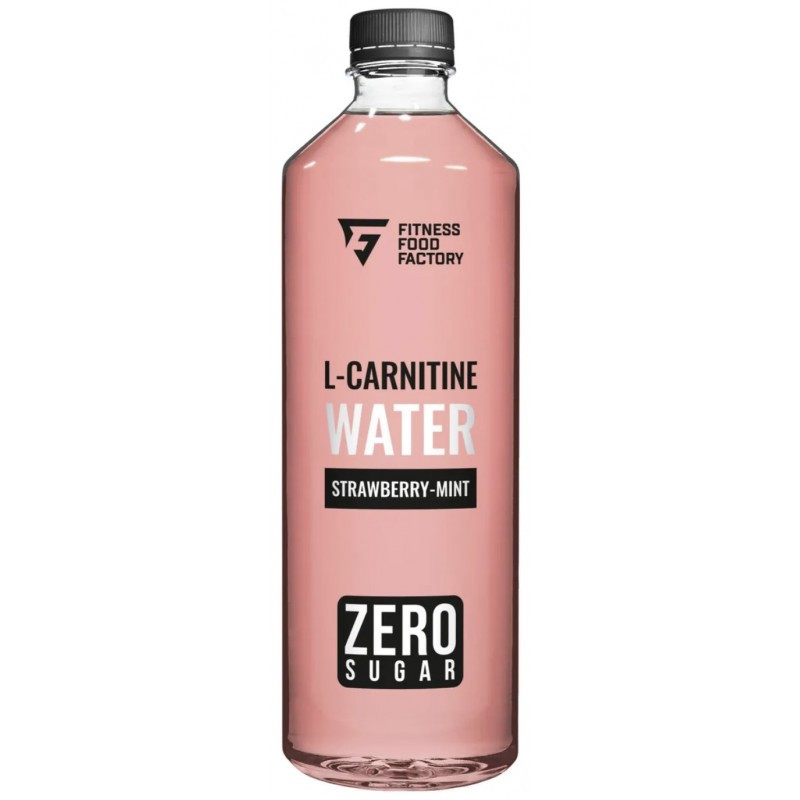 FITNESS FOOD FACTORY Sparkling Drink L-Carnitine Strawberry–Mint, 500 ml FITNESS FOOD FACTORY Sparkling Drink L-Carnitine Strawberry–Mint, 500 ml