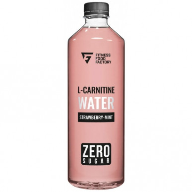 Putojantis gėrimas L-karnitino braškių mėta, 500 ml – madala kalorsusega toode firmalt Fitness Food Factory, osta SportFit-ist
