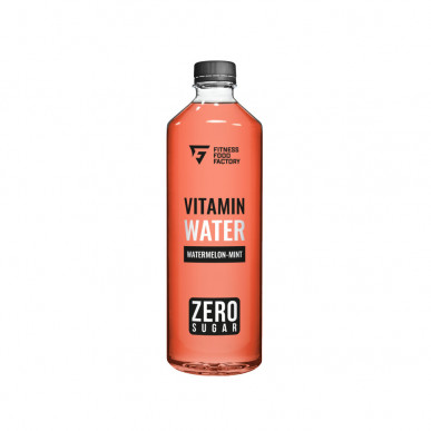 FITNESS FOOD FACTORY Витаминная вода без сахара, Арбуз–Мята, 500 мл – низкокалорийный продукт от Fitness Food Factory, купить в SportFit