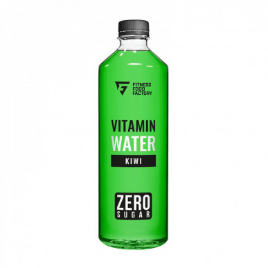 FITNESS FOOD FACTORY Витаминная вода без сахара, Киви, 500 мл – низкокалорийный продукт от Fitness Food Factory, купить в SportFit