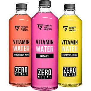 FITNESS FOOD FACTORY Vitamin Water Sugar-Free, Pineapple–Lemon, 500 ml