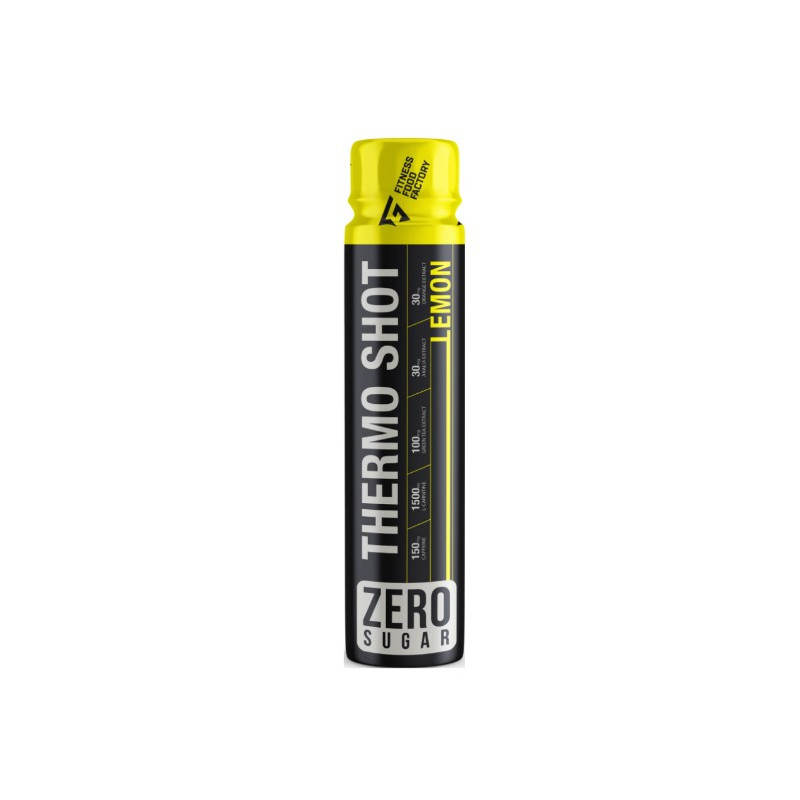 FITNESS FOOD FACTORY Thermo Shot Fat Burner, Lemon, 110 ml