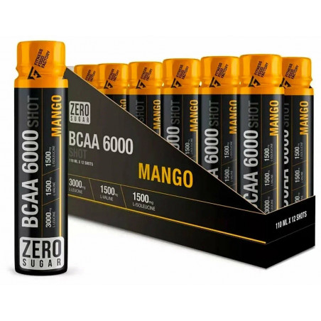 FITNESS FOOD FACTORY BCAA 6000 Шот Манго, 110 мл