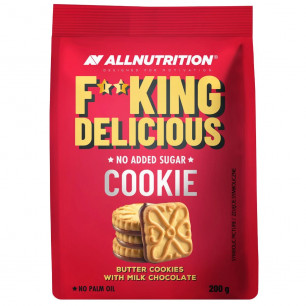 Allnutrion f ** karalis garšīgs sīkdatne ar piena šokolādi, 200 g