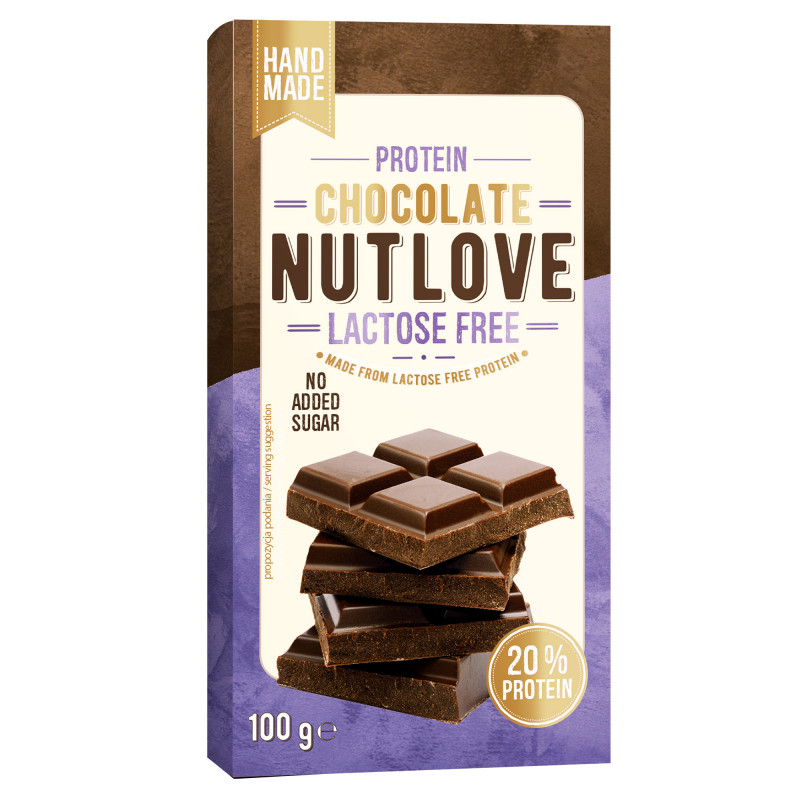 ALLNUTRITION NUTLOVE Protein chocolate lactose-free, 100 g ALLNUTRITION NUTLOVE Protein chocolate lactose-free, 100 g