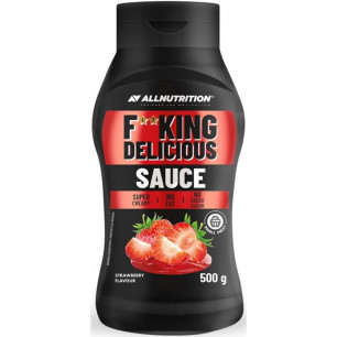 AllNuitrition Fitking Garšīga mērce zemenes, 500 g