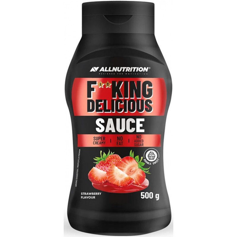 ALLNUTRITION FITKING DELICIOUS Соус Клубника, 500 г ALLNUTRITION FITKING DELICIOUS Соус Клубника, 500 г