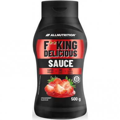 ALLNUTRITION FITKING DELICIOUS Sauce Strawberry, 500 g – low-calorie product from AllNutrition, buy in SportFit