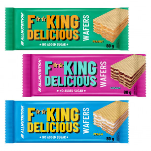 ALLNUTRITION FitKING Delicious Вафли - Арахис, 80 г