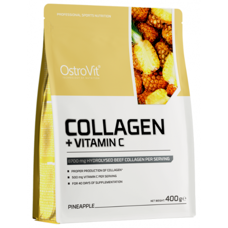 Kolagenas + vitaminas C, ananasai - 400 g