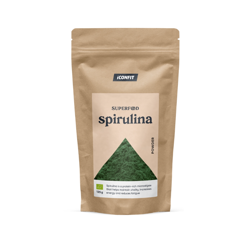 ICONFIT Superfoods Органический порошок спирулины, 125 г ICONFIT Superfoods Органический порошок спирулины, 125 г