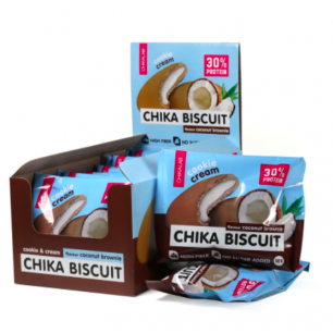 Chikabiscuit Coconut Brownie