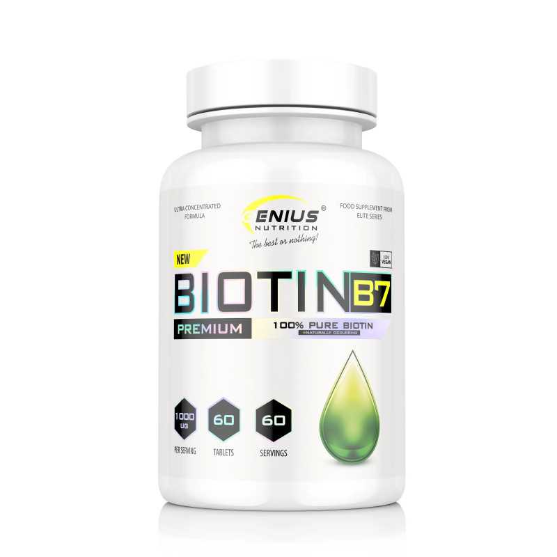 GENIUS NUTRITION Biotin B7, N60 GENIUS NUTRITION Biotin B7, N60