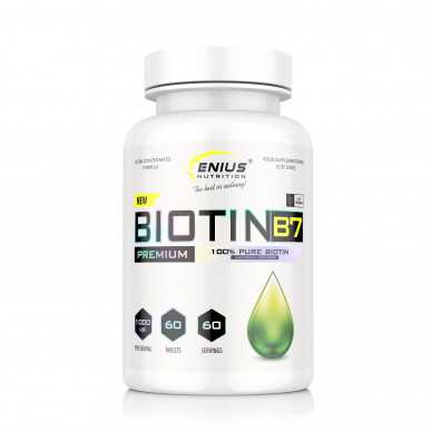 GENIUS NUTRITION Biotin B7, N60 – low-calorie product from Genius Nutrition, buy in SportFit