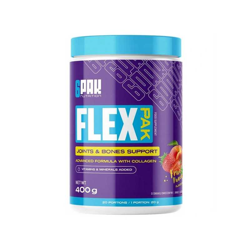 6PAK FLEX PAK, клубника - 400 г 6PAK FLEX PAK, клубника - 400 г