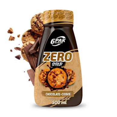 6PAK Сироп ZERO – Шоколадное печенье, 500 мл – низкокалорийный продукт от 6PAK Nutrition, купить в SportFit
