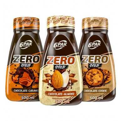 6PAK Сироп ZERO – Шоколадное печенье, 500 мл – низкокалорийный продукт от 6PAK Nutrition, купить в SportFit