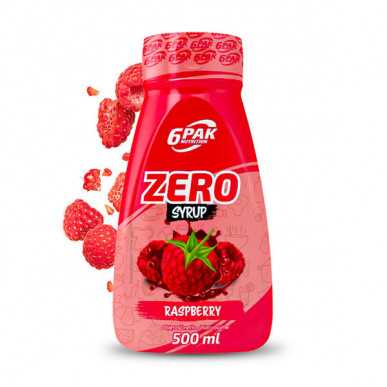 6PAK Сироп ZERO – Малина, 500 мл – низкокалорийный продукт от 6PAK Nutrition, купить в SportFit