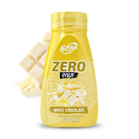 6pak sīrupa nulle - baltā šokolāde, 500 ml
