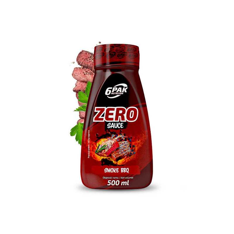 6PAK Соус ZERO – Smoke BBQ, 500 мл