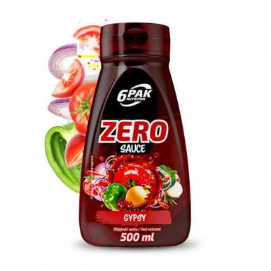6PAK Соус ZERO – Gypsy, 500 мл – низкокалорийный продукт от 6PAK Nutrition, купить в SportFit
