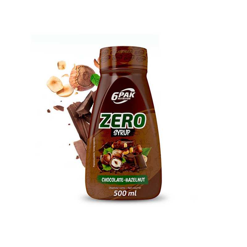 6PAK Сироп ZERO – Шоколад и фундук, 500 мл 6PAK Сироп ZERO – Шоколад и фундук, 500 мл