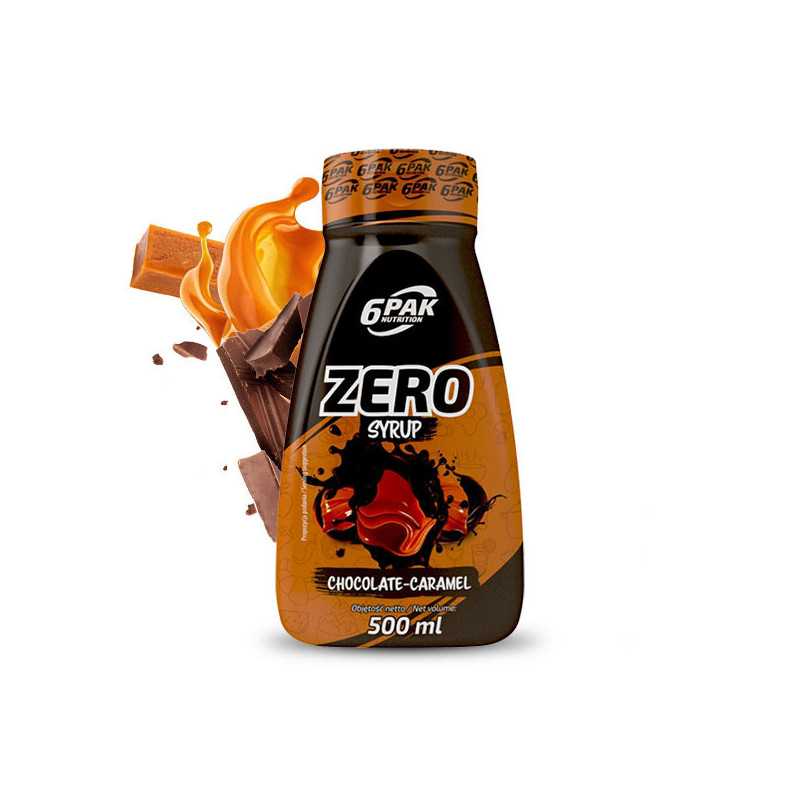 6PAK Сироп ZERO – Шоколад и карамель, 500 мл 6PAK Сироп ZERO – Шоколад и карамель, 500 мл