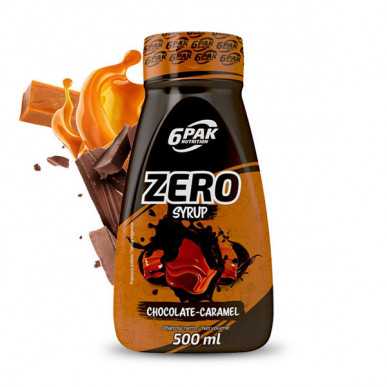 6PAK Сироп ZERO – Шоколад и карамель, 500 мл – низкокалорийный продукт от 6PAK Nutrition, купить в SportFit