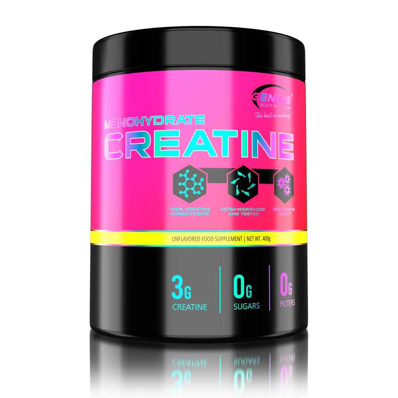 GENIUS NUTRITION Креатин моногидрат - 400 г GENIUS NUTRITION Креатин моногидрат - 400 г