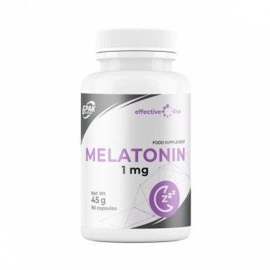 6PAK Мелатонин 1 mg, N90 – низкокалорийный продукт от 6PAK Nutrition, купить в SportFit