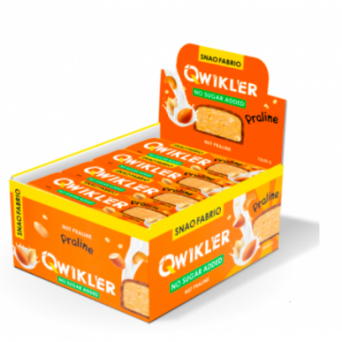 „SNAQ Fabriq Qwikler“ cukraus -nemokamas šokolado baras „Prine“, 35G – madala kalorsusega toode firmalt Snaq Fabriq, osta SportFit-ist