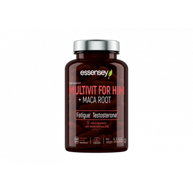 Essensey multivitamīni vīriešiem + maca sakne, N90 – madala kalorsusega toode firmalt Essensey, osta SportFit-ist