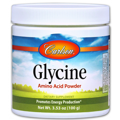 CARLSON Glycine, Amino Acid Powder - 100 g – low-calorie product from Carlson, buy in SportFit
