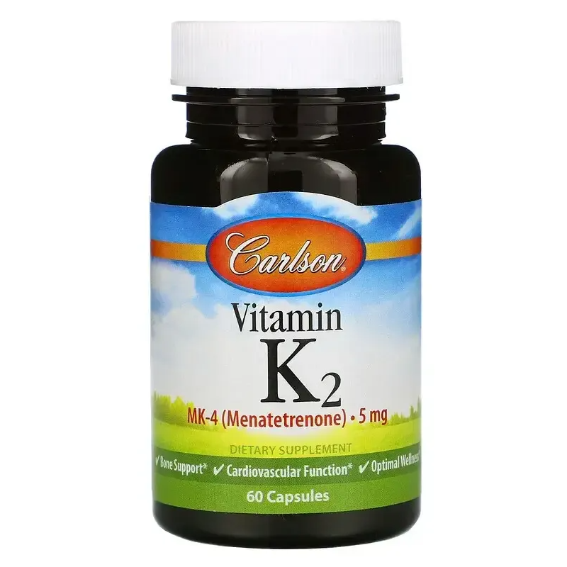 CARLSON Vitamin K2 MK-4, 5mg, N60 CARLSON Vitamin K2 MK-4, 5mg, N60