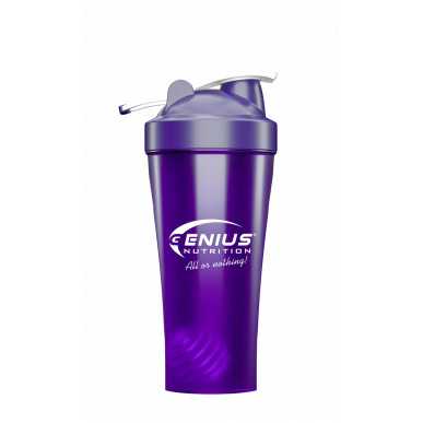 GENIUS NUTRITION Шейкер 600 мл, фиолетовый – низкокалорийный продукт от Genius Nutrition, купить в SportFit