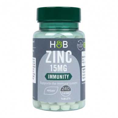 HOLLAND&BARRETT Zinc 15mg, N240 – low-calorie product from Holland&Barrett, buy in SportFit