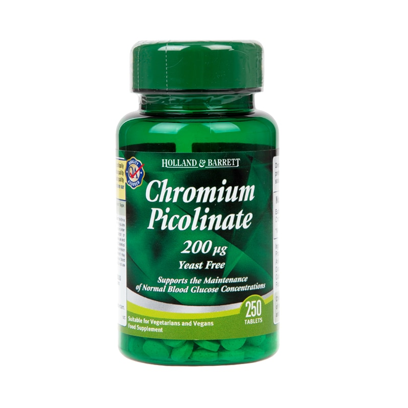 HOLLAND&BARRETT Хром пиколинат 200 мкг, N240 HOLLAND&BARRETT Хром пиколинат 200 мкг, N240