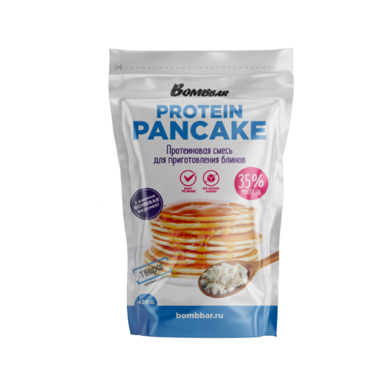 Bombbar Pancakea -sekoitus "Curd", 420 g