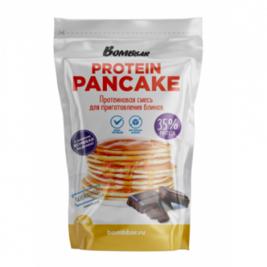 Bombbar Pancake -sekoitus "Chocolate", 420 g – madala kalorsusega toode firmalt Bombbar, osta SportFit-ist