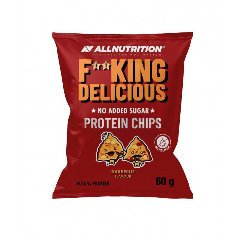 ALLNUTRITION F**KING Delicious proteiinikrõpsud – BBQ, 60 g ALLNUTRITION F**KING Delicious proteiinikrõpsud – BBQ, 60 g