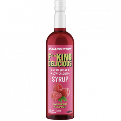 FitKing herkullinen siirappin nolla vadelma, 420 ml – madala kalorsusega toode firmalt AllNutrition, osta SportFit-ist