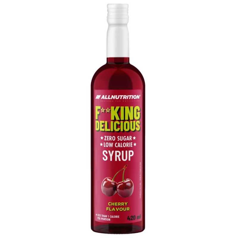 ALLNUTRITION FITKING Delicious Siirup ZERO Kirss, 420 ml ALLNUTRITION FITKING Delicious Siirup ZERO Kirss, 420 ml